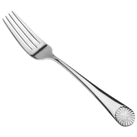 Reed & Barton RB125-038 Sea Shells 7 1/8" 18/10 Stainless Steel Extra Heavy Weight Salad Fork - 12/Pack