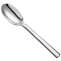 Oneida B678SDEF Chef's Table Mirror 7" 18/0 Stainless Steel Heavy Weight Oval Bowl Soup / Dessert Spoon - 12/Pack