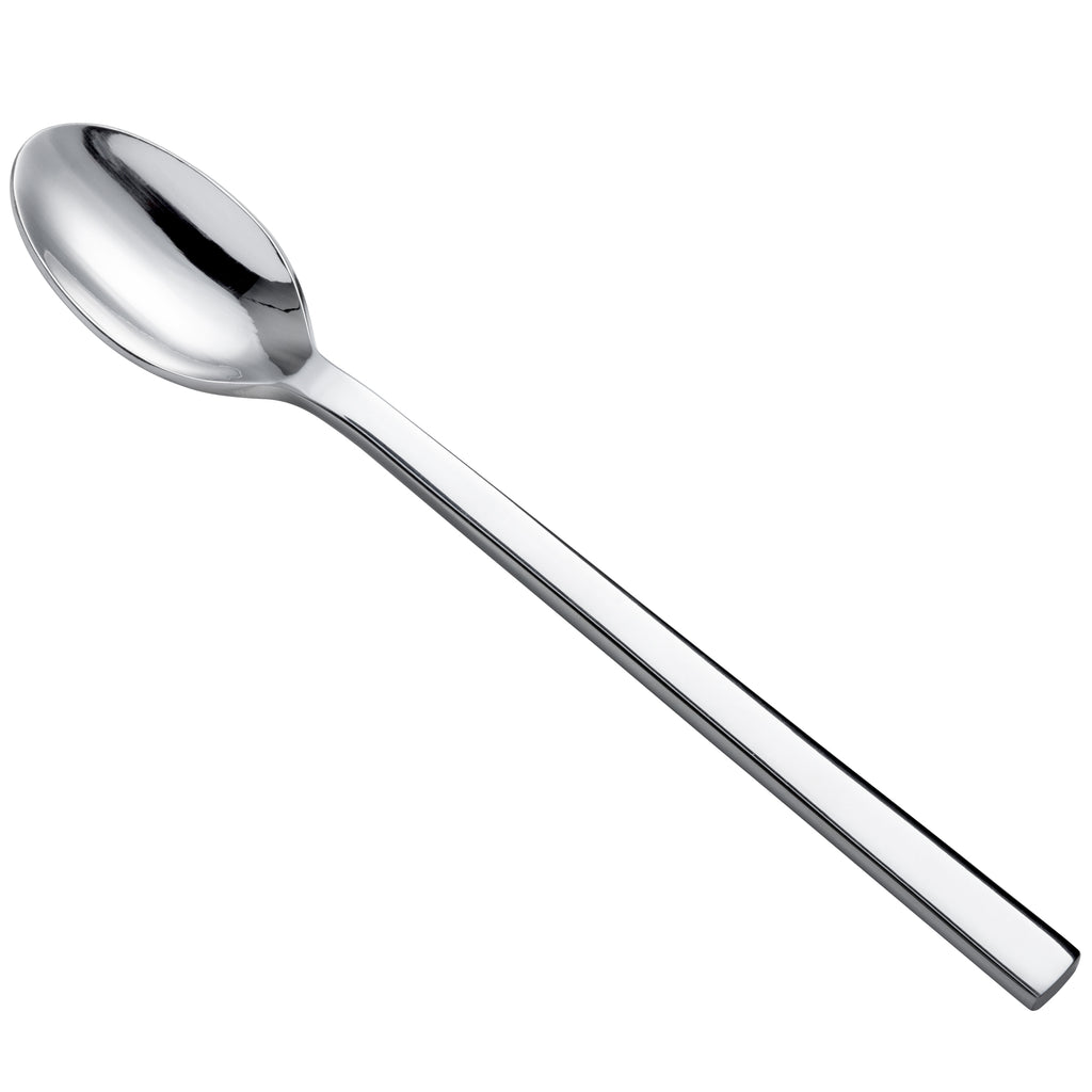 Oneida B678SITF Chef's Table Mirror 7 3/8" 18/0 Stainless Steel Heavy Weight Iced Tea Spoon - 12/Pack