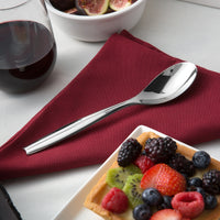 Reed & Barton RB121-002 Merlot 7 5/8" 18/10 Stainless Steel Extra Heavy Weight Dessert Spoon - 12/Pack
