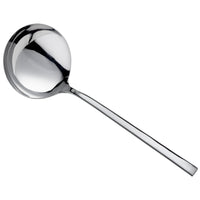 Oneida B678MSPF Chef's Table Mirror 13" 18/0 Stainless Steel Heavy Weight Soup Ladle - 12/Pack