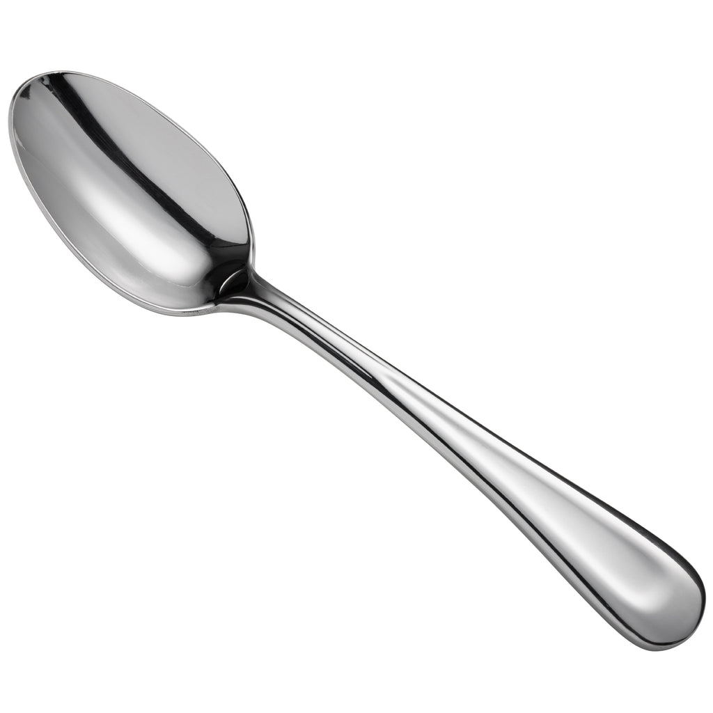 Oneida B882SFTF Acclivity 5 3/4" 18/0 Stainless Steel Heavy Weight European Size Teaspoon - 12/Pack