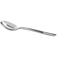 Oneida B986SDEF Athena 7 1/4" 18/0 Stainless Steel Heavy Weight Oval Bowl Soup / Dessert Spoon - 12/Pack