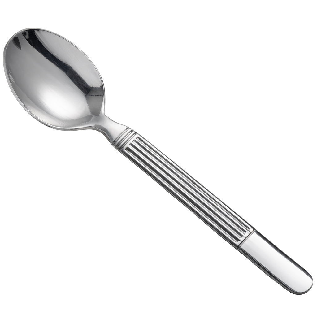 Oneida B986STSF Athena 6 1/8" 18/0 Stainless Steel Heavy Weight Teaspoon - 12/Pack