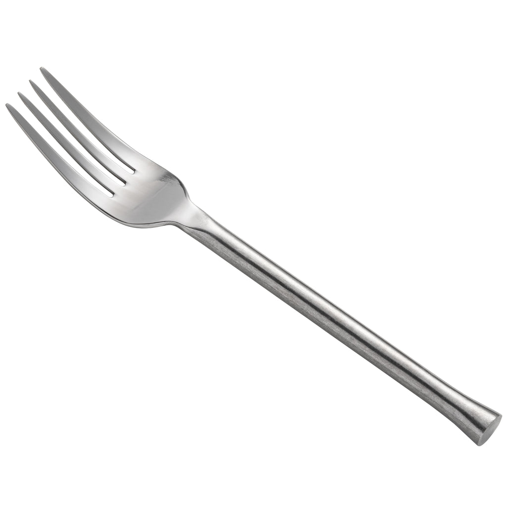 Oneida B582FDEF Wyatt 7 1/8" 18/0 Stainless Steel Heavy Weight Dessert / Salad Fork - 12/Pack