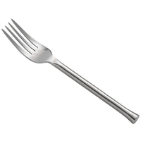 Oneida B582FDEF Wyatt 7 1/8" 18/0 Stainless Steel Heavy Weight Dessert / Salad Fork - 12/Pack