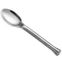 Oneida B582SADF Wyatt 4 3/8" 18/0 Stainless Steel Heavy Weight Demitasse / A.D. Coffee Spoon - 12/Pack
