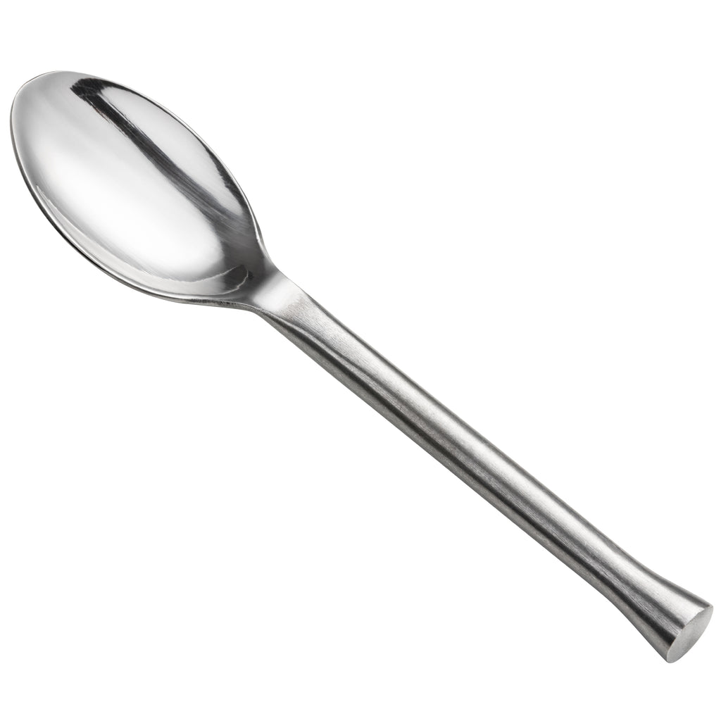 Oneida B582SFTF Wyatt 5 3/4" 18/0 Stainless Steel Heavy Weight European Teaspoon - 12/Pack