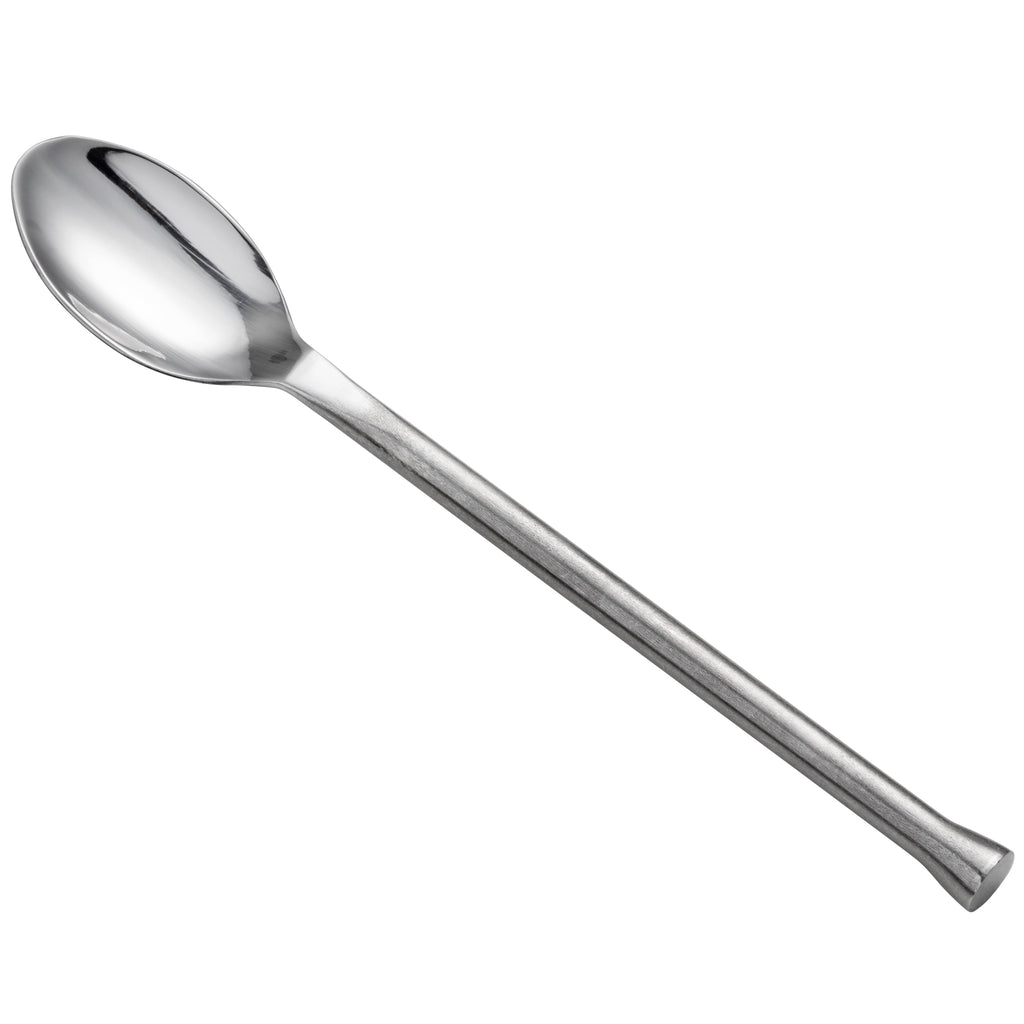 Oneida B582SITF Wyatt 7 3/8" 18/0 Stainless Steel Heavy Weight Iced Tea Spoon - 12/Pack