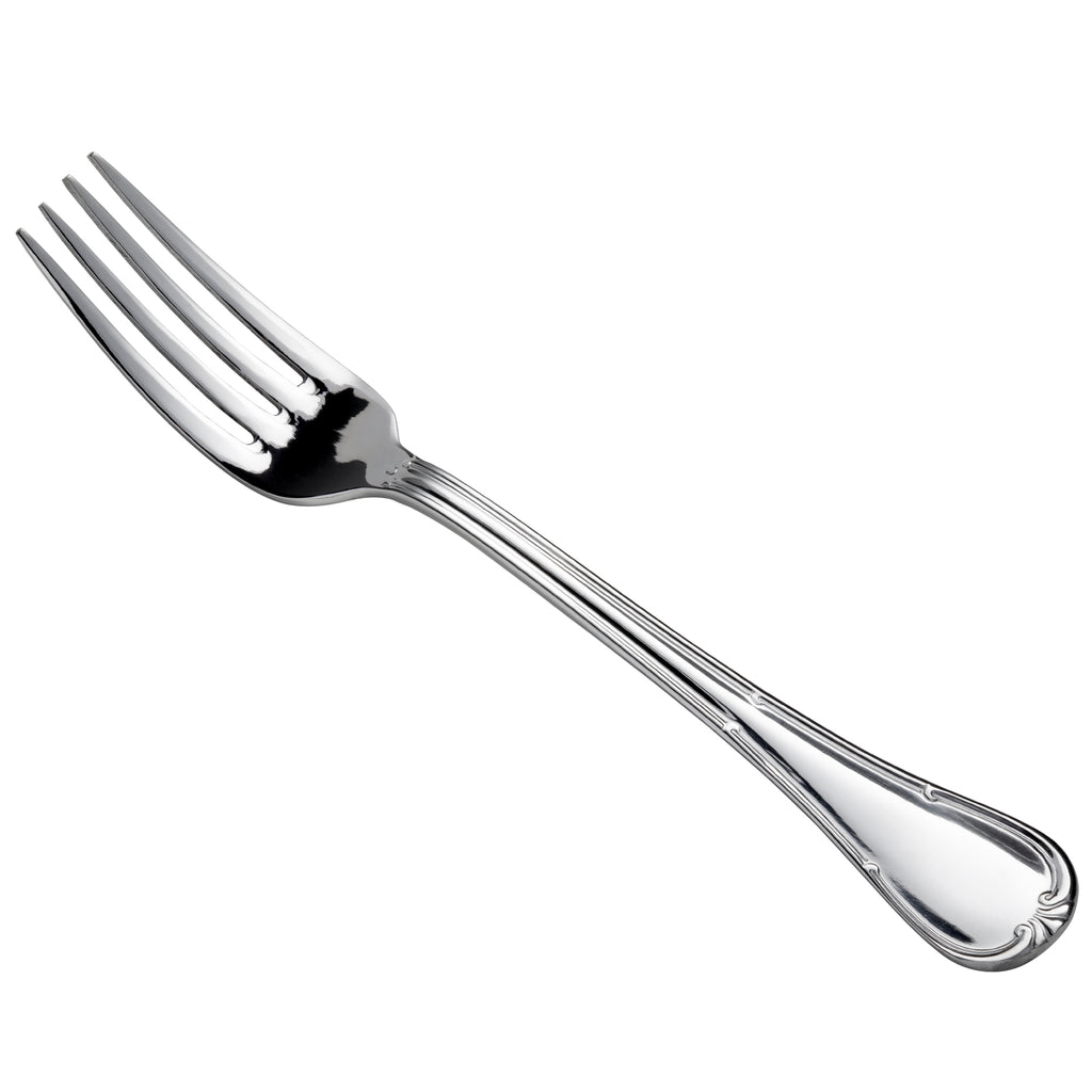 Oneida B022FDIF Titian 8" 18/0 Heavy Weight Stainless Steel European Table Fork - 12/Pack
