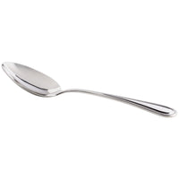 Reed & Barton RB200-994 Lyndon 10 1/2" 18/10 Stainless Steel Extra Heavy Weight Salad Serving Spoon - 12/Pack