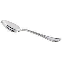 Oneida B022SDEF Titian 6 3/4" 18/0 Heavy Weight Stainless Steel Oval Bowl Soup / Dessert Spoon - 12/Pack