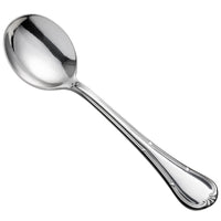 Oneida B022SRBF Titian 6 1/2" 18/0 Heavy Weight Stainless Steel Round Bowl Soup Spoon - 12/Pack