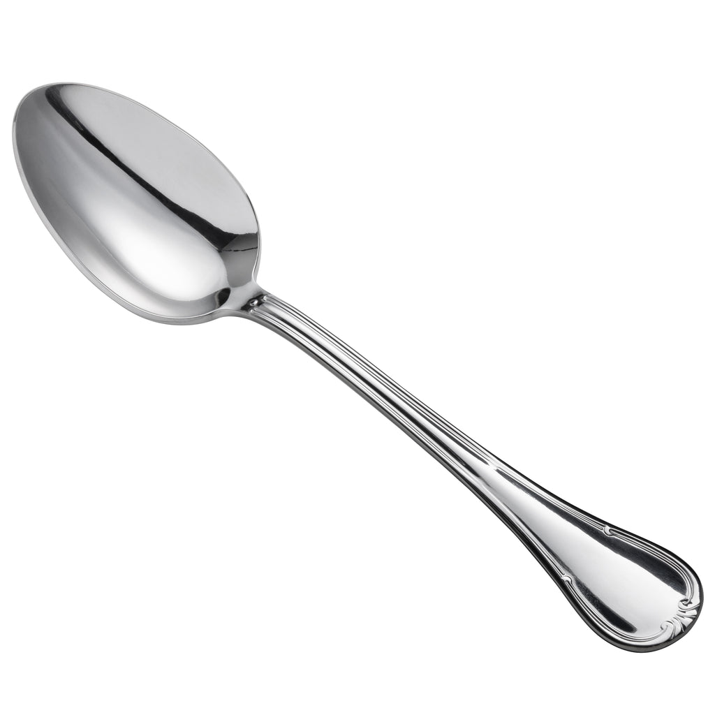 Oneida B022STBF Titian 8" 18/0 Heavy Weight Stainless Steel Tablespoon / Serving Spoon - 12/Pack