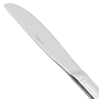 Acopa Atglen 8 3/4" 18/0 Stainless Steel Medium Weight Dinner Knife - 12/Pack
