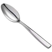 Oneida B443SDEF Tidal 7 1/8" 18/0 Heavy Weight Stainless Steel Oval Bowl Soup / Dessert Spoon - 12/Pack
