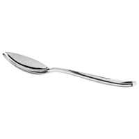 Oneida B443SDEF Tidal 7 1/8" 18/0 Heavy Weight Stainless Steel Oval Bowl Soup / Dessert Spoon - 12/Pack