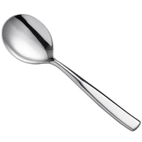 Oneida B443SRBF Tidal 6 7/8" 18/0 Heavy Weight Stainless Steel Round Bowl Soup Spoon - 12/Pack