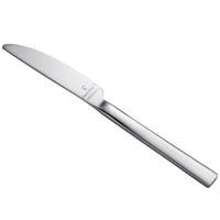 Oneida B449KBVF Chef's Table Satin 7" 18/0 Stainless Steel Heavy Weight Butter Knife - 12/Pack