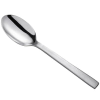 Oneida B449SFTF Chef's Table Satin 5 3/4" 18/0 Stainless Steel Heavy Weight European Size Teaspoon - 12/Pack