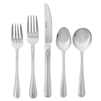 Acopa Landsdale 18/8 Stainless Steel Extra Heavy Weight Flatware Set with Service for 12