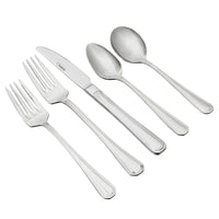 Acopa Landsdale 18/8 Stainless Steel Extra Heavy Weight Flatware Set with Service for 12