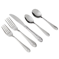 Acopa Edgeworth 10-Piece 18/8 Stainless Steel Extra Heavy Weight Serving  Utensils Set