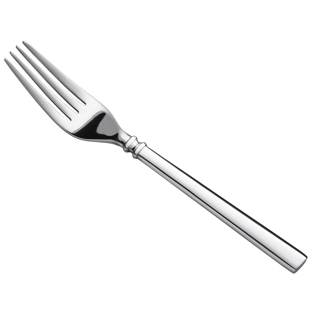Oneida B600FDNF Shaker 8" 18/0 Heavy Weight Stainless Steel Dinner Fork - 12/Pack