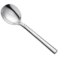 Oneida B600SBLF Shaker 6" 18/0 Heavy Weight Stainless Steel Bouillon Soup Spoon - 12/Pack