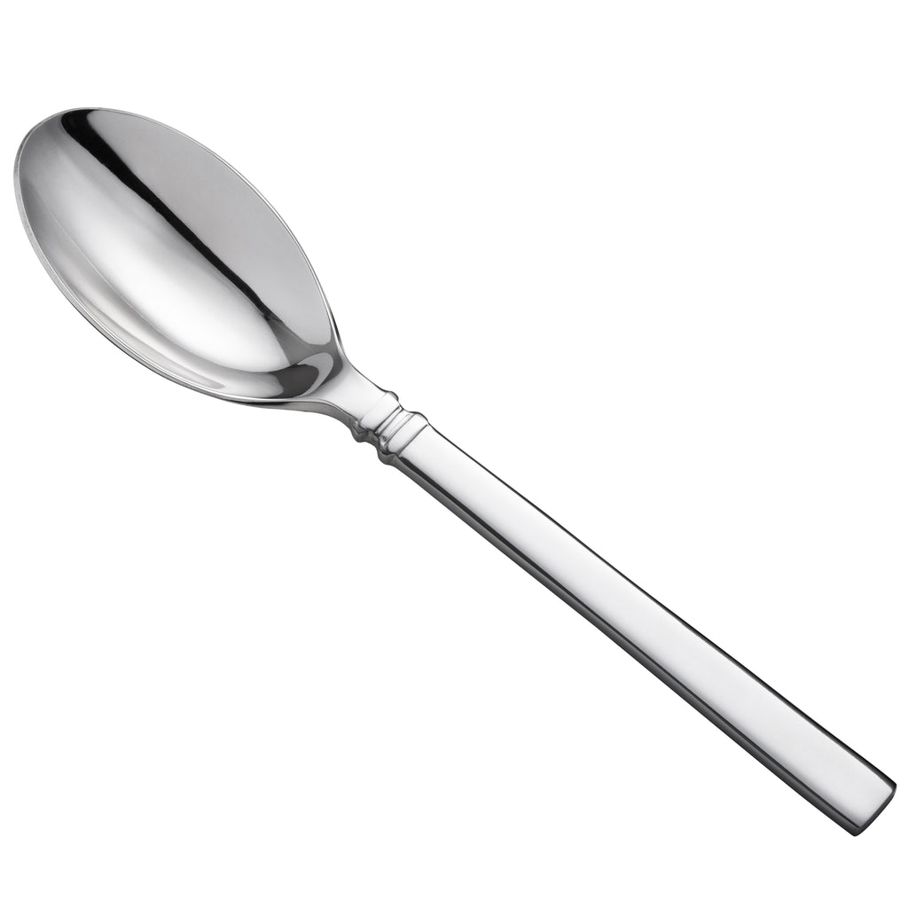 Oneida B600STBF Shaker 8 1/4" 18/0 Heavy Weight Stainless Steel Tablespoon / Serving Spoon - 12/Pack
