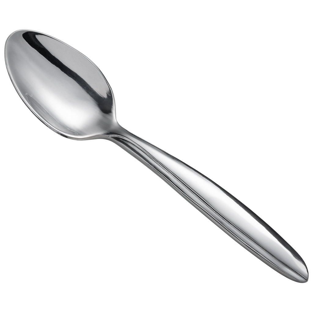 Oneida B636SADF Glissade 4 1/2" 18/0 Heavy Weight Stainless Steel Demitasse Spoon - 12/Pack