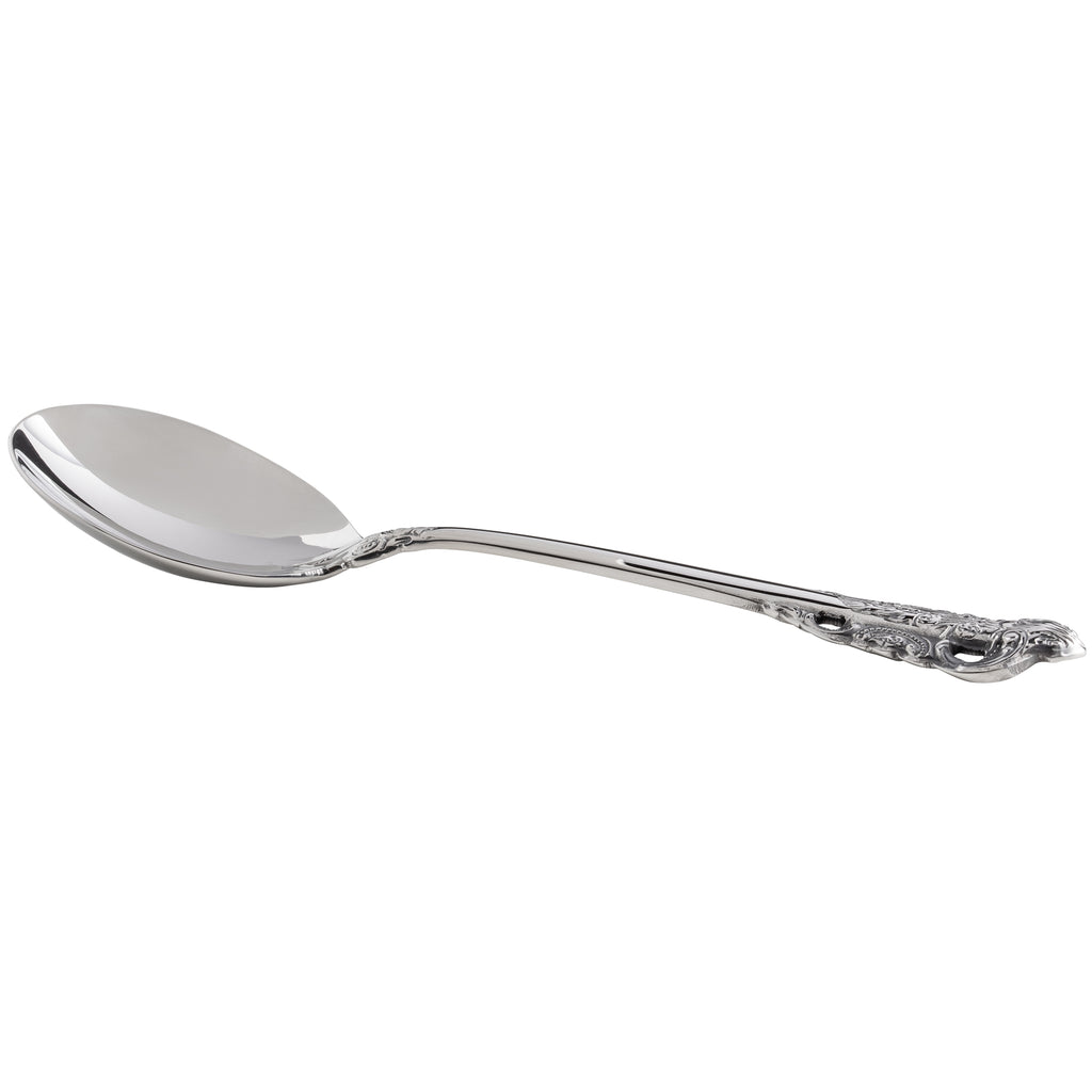 Master's Gauge by World Tableware 935 016 Giovanni 6 1/4" 18/10 Stainless Steel Extra Heavy Weight Bouillon Spoon - 12/Pack