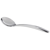 Oneida B636SBLF Glissade 5 3/4" 18/0 Heavy Weight Stainless Steel Bouillon Soup Spoon - 12/Pack