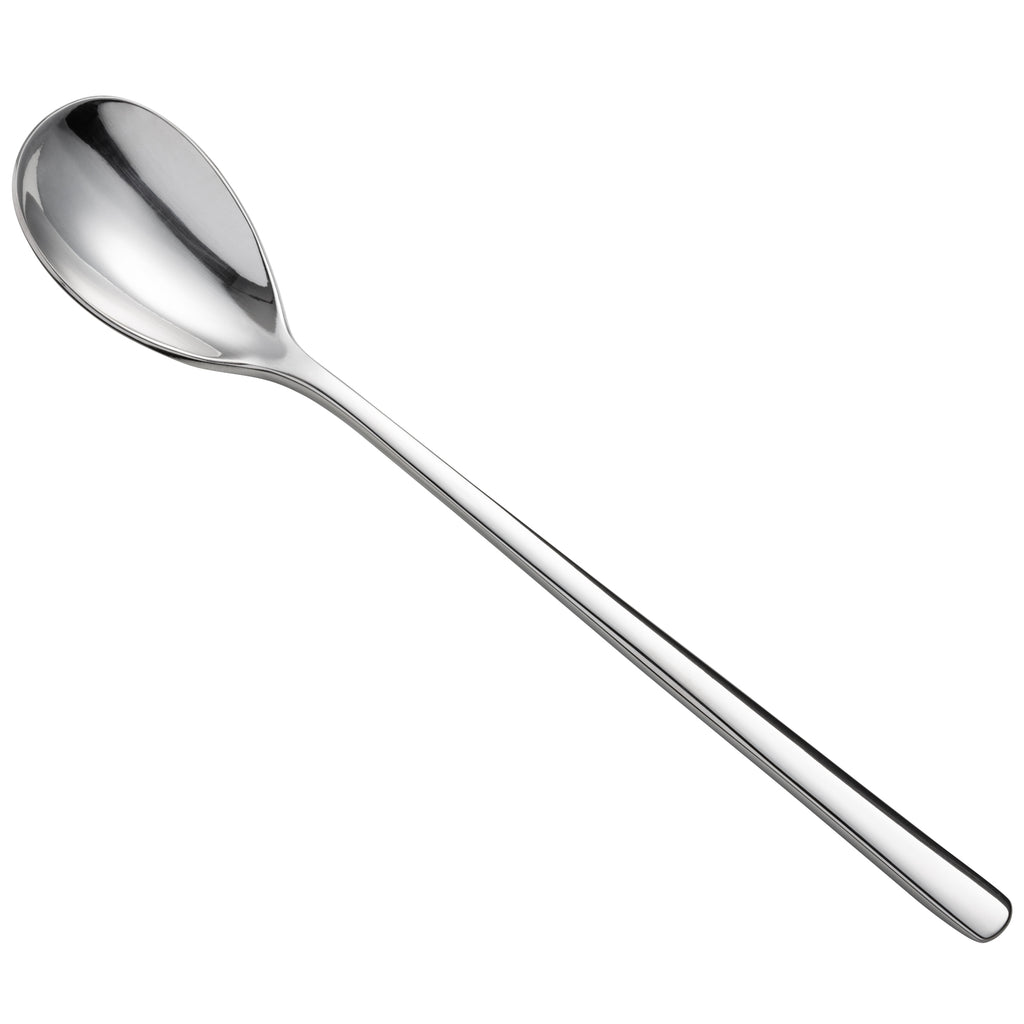 Oneida T673SITF Quantum 7" 18/10 Stainless Steel Extra Heavy Weight Iced Tea Spoon - 12/Pack