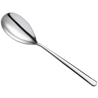 Oneida T673STBF Quantum 9" 18/10 Stainless Steel Extra Heavy Weight Tablespoon / Serving Spoon - 12/Pack
