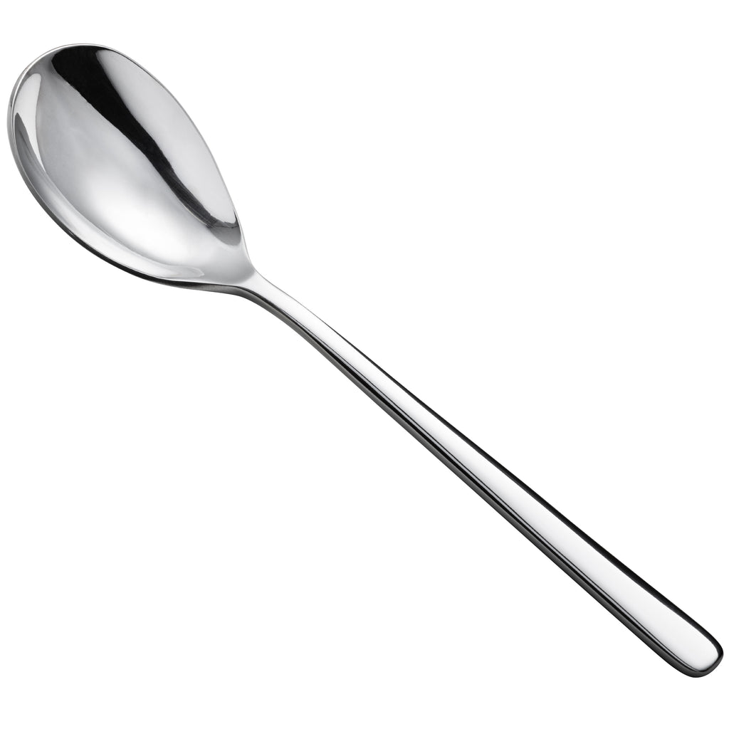 Oneida T673STSF Quantum 6 1/4" 18/10 Stainless Steel Extra Heavy Weight Teaspoon - 12/Pack