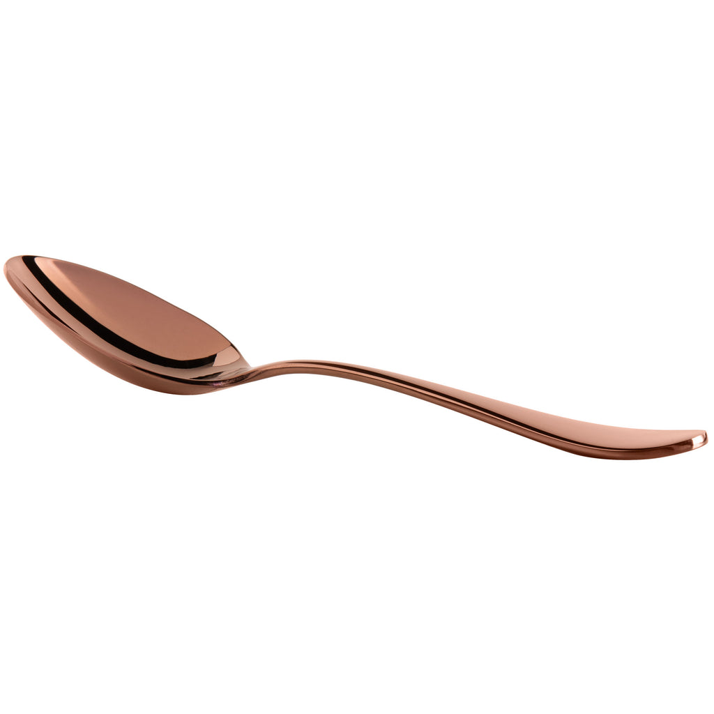 Master's Gauge by World Tableware 939 002 Santa Cruz Copper 7 1/8" 18/10 Dessert Spoon - 12/Pack