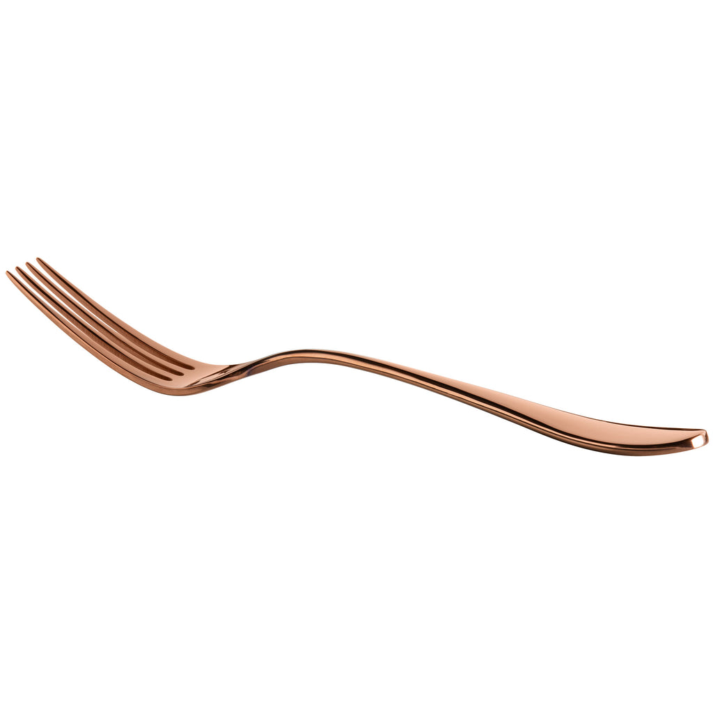 Master's Gauge by World Tableware 939 027 Santa Cruz Copper 8 1/8" 18/10 Dinner Fork - 12/Pack
