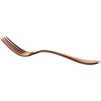 Master's Gauge by World Tableware 939 038 Santa Cruz Copper 7 1/8" 18/10 Salad Fork - 12/Pack
