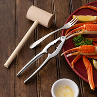 Choice Cocktail / Oyster Fork, Lobster Cracker, and Lobster / Crab Mallet 26-Piece Set