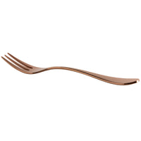 Master's Gauge by World Tableware 939 029 Santa Cruz Copper 6 1/8" 18/10 Cocktail Fork - 12/Pack