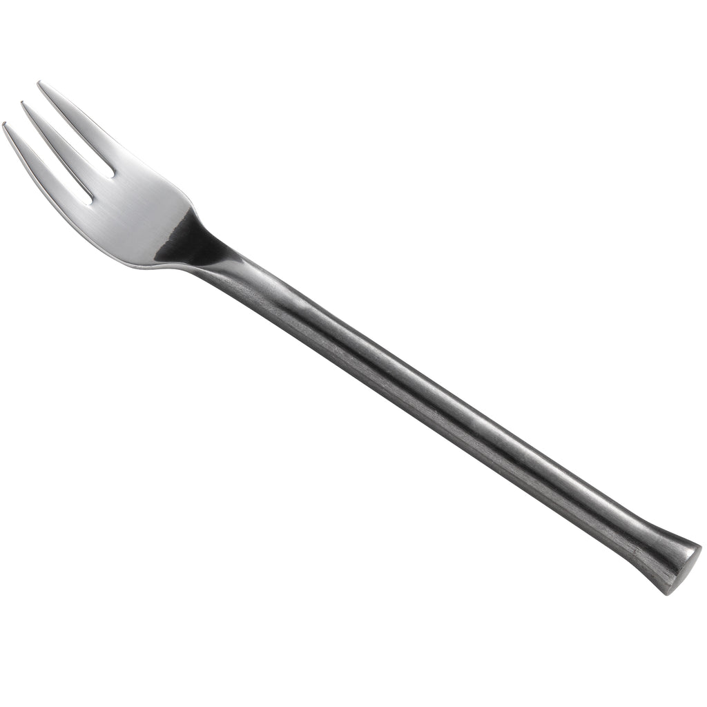 Oneida B582FOYF Wyatt 6" 18/0 Stainless Steel Heavy Weight Oyster / Cocktail Fork - 12/Pack