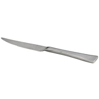 Oneida T576KSSF Lexia 9 3/8" 18/10 Stainless Steel Extra Heavy Weight Steak Knife - 12/Pack