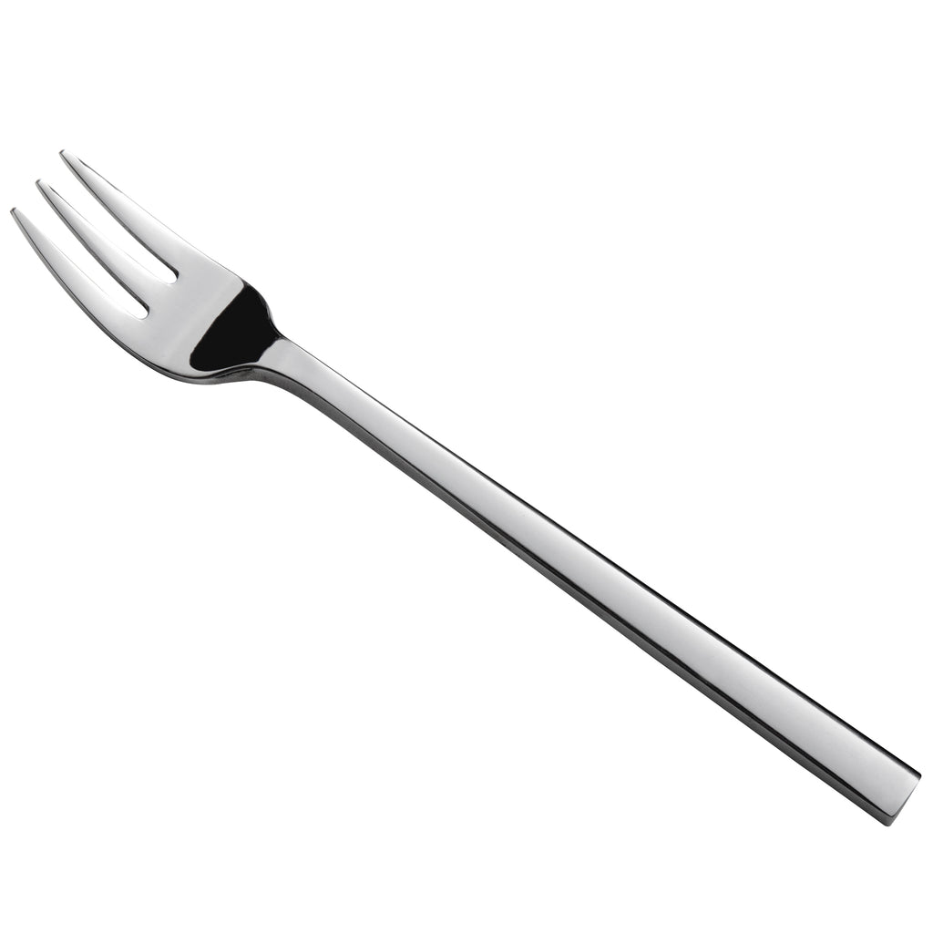 Oneida B678FOYF Chef's Table Mirror 6" 18/0 Stainless Steel Heavy Weight Oyster / Cocktail Fork - 12/Pack