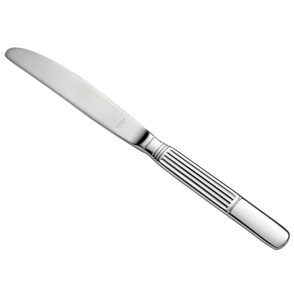 Oneida B986KPVF Athena 9" 18/0 Stainless Steel Heavy Weight Dinner Knife - 12/Pack