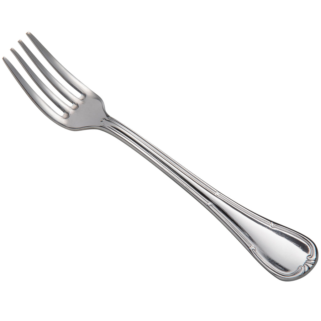 Oneida B022FOYF Titian 5 1/2" 18/0 Heavy Weight Stainless Steel Oyster / Cocktail Fork - 12/Pack