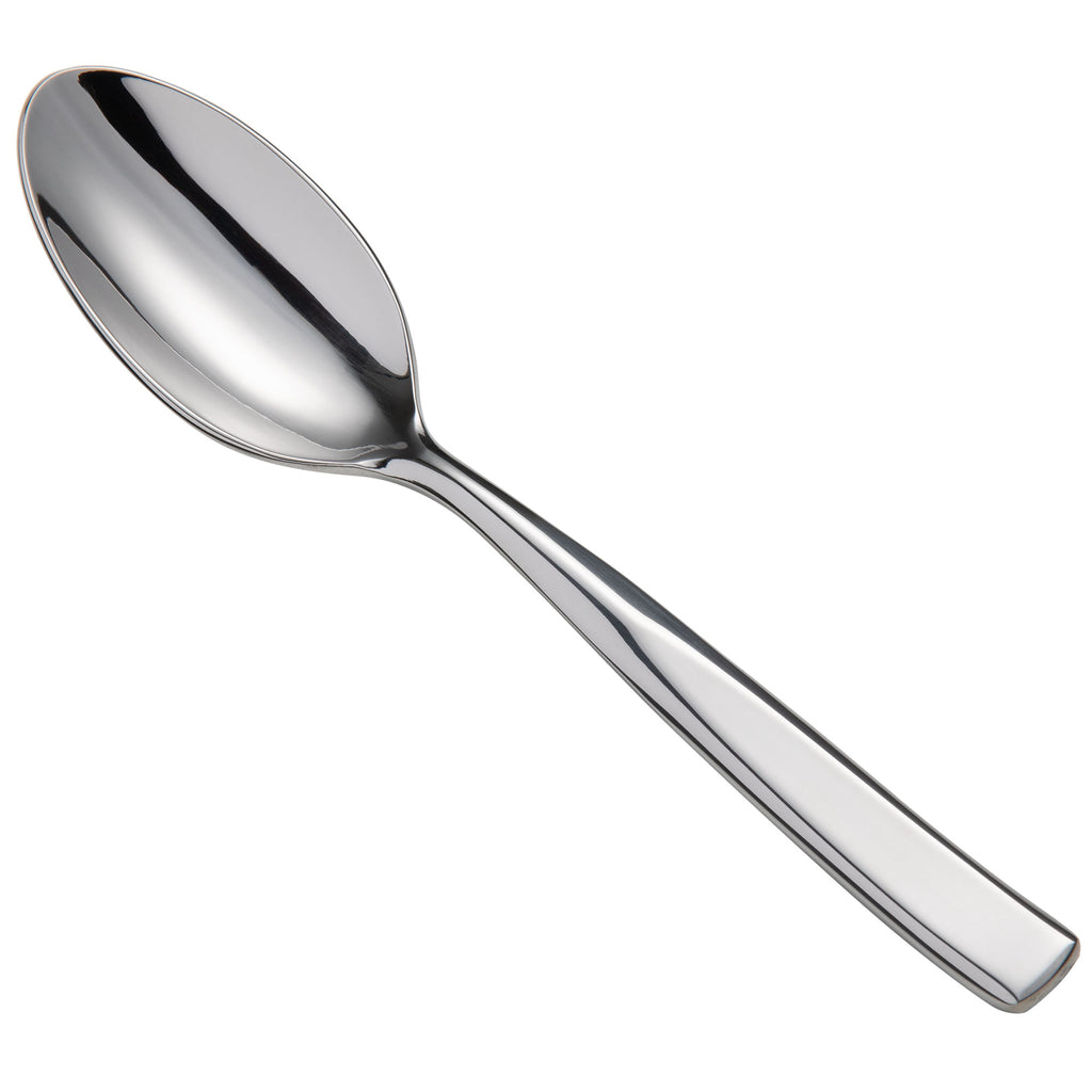Oneida B443SADF Tidal 4 1/2" 18/0 Heavy Weight Stainless Steel Demitasse / Coffee Spoon - 12/Pack