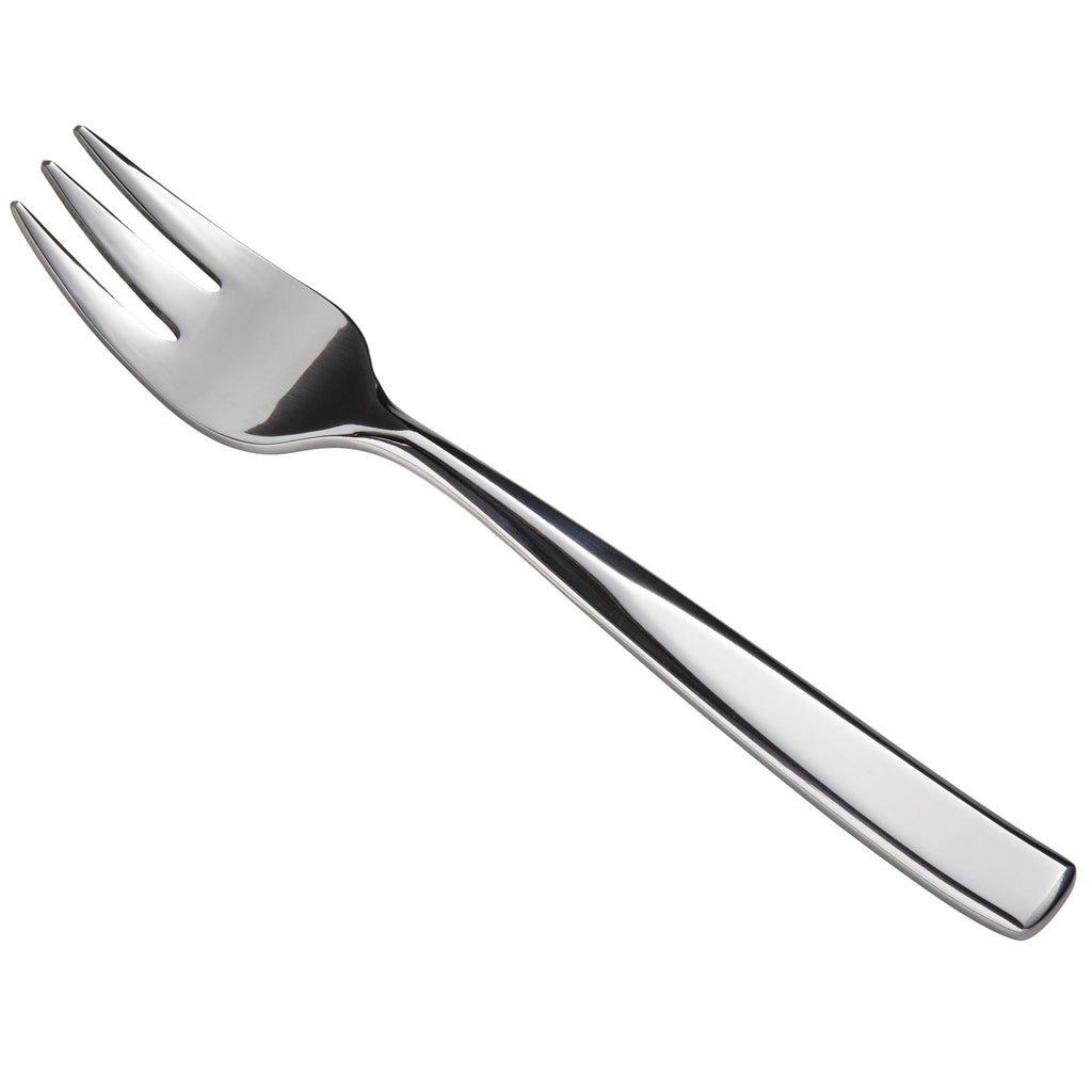 Oneida B443FOYF Tidal 5 1/4" 18/0 Heavy Weight Stainless Steel Oyster / Cocktail Fork - 12/Pack