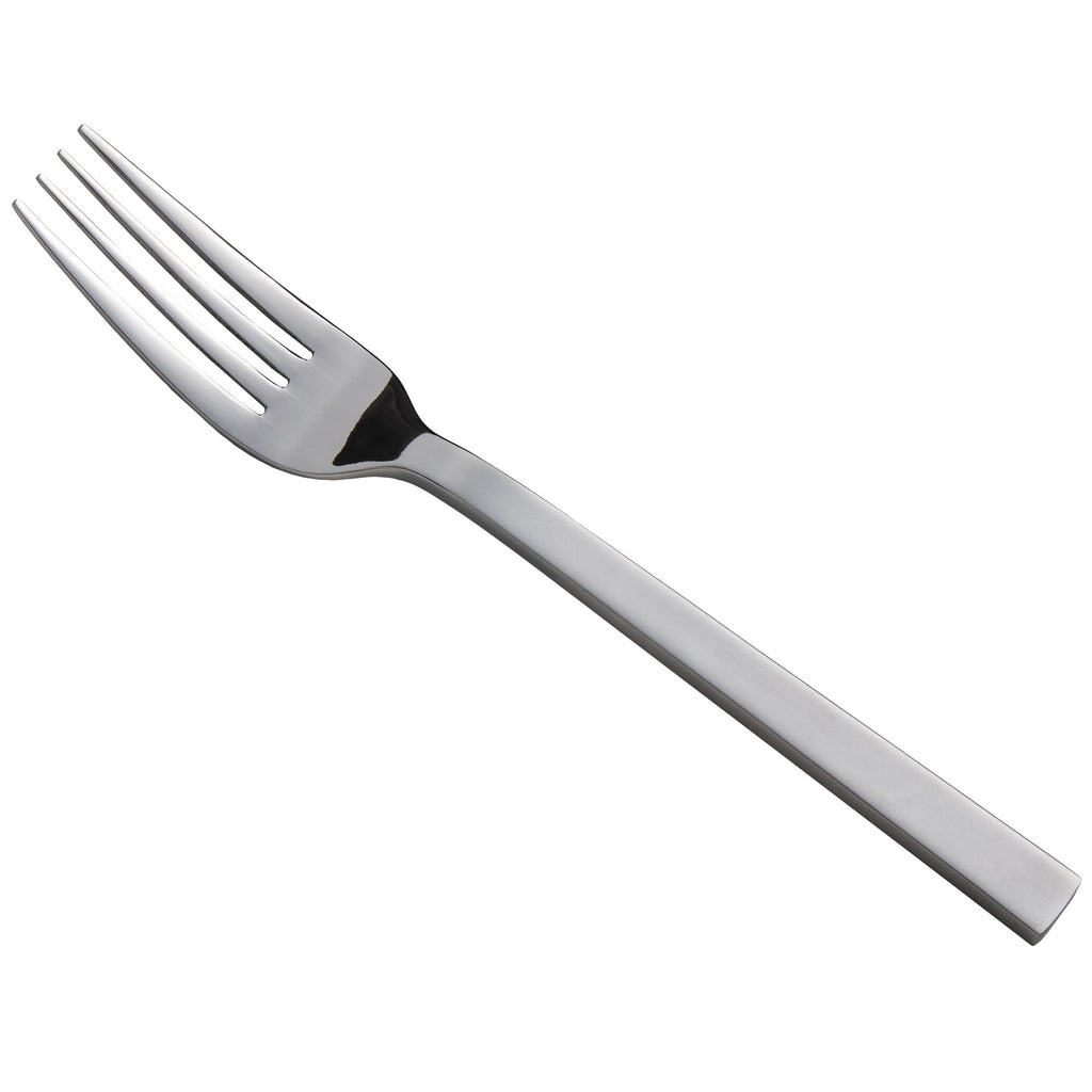 Oneida B449FDIF Chef's Table Satin 9" 18/0 Stainless Steel Heavy Weight European Dinner Fork - 12/Pack