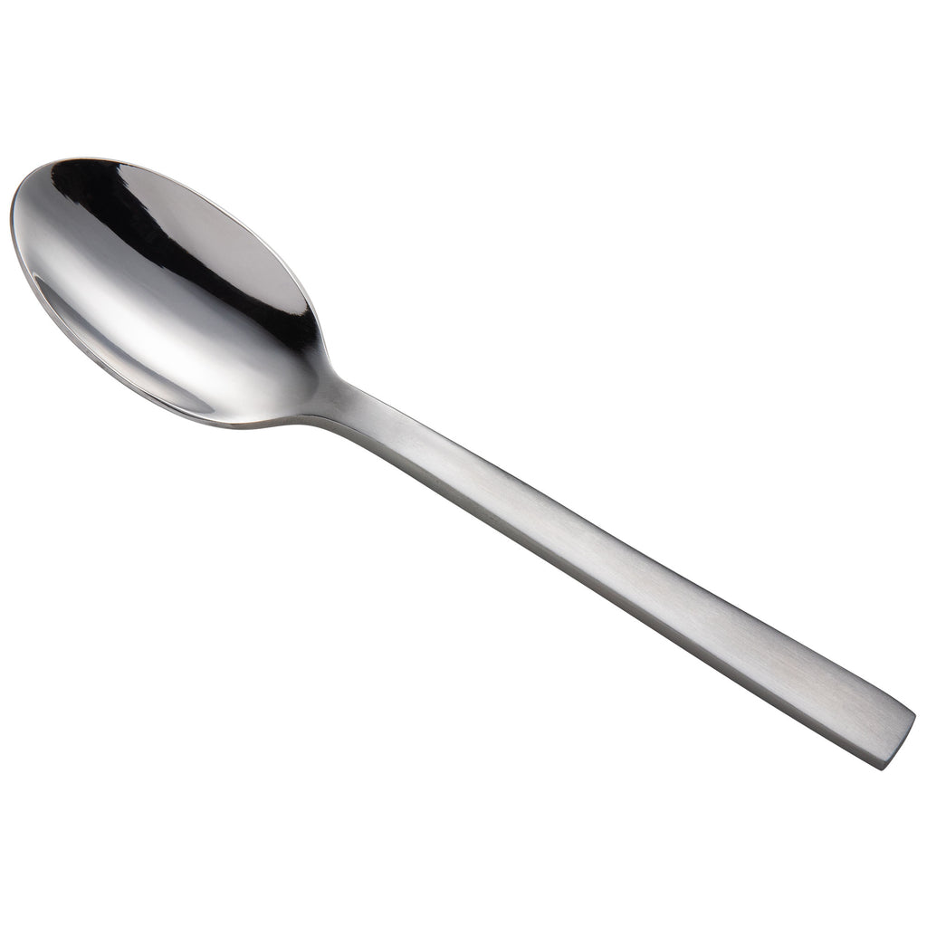 Oneida B449STSF Chef's Table Satin 6 1/4" 18/0 Stainless Steel Heavy Weight Teaspoon - 12/Pack